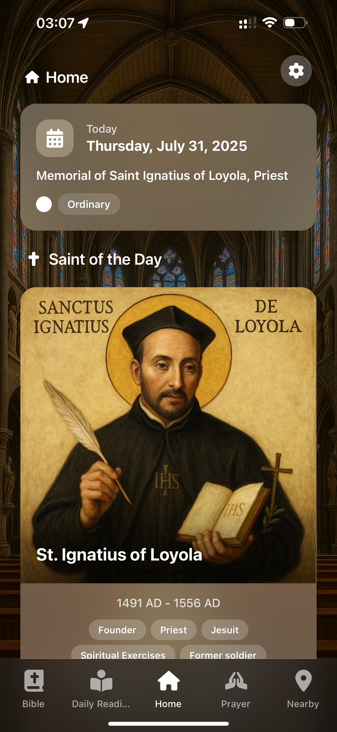 Vigil App Screenshot 2
